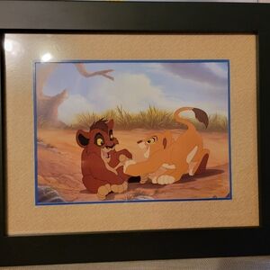 Framed Exclusive Commemorative Lion King Lithograph